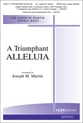 A Triumphant Alleluia SATB choral sheet music cover